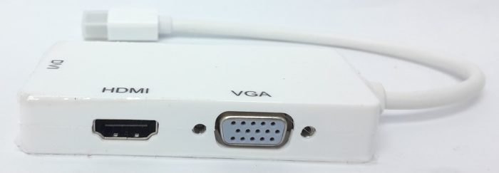 3 in 1 Mini DisplayPort Converter to HDMI DVI VGA HDMI DVI VGA - Joblot x3 - Image 4