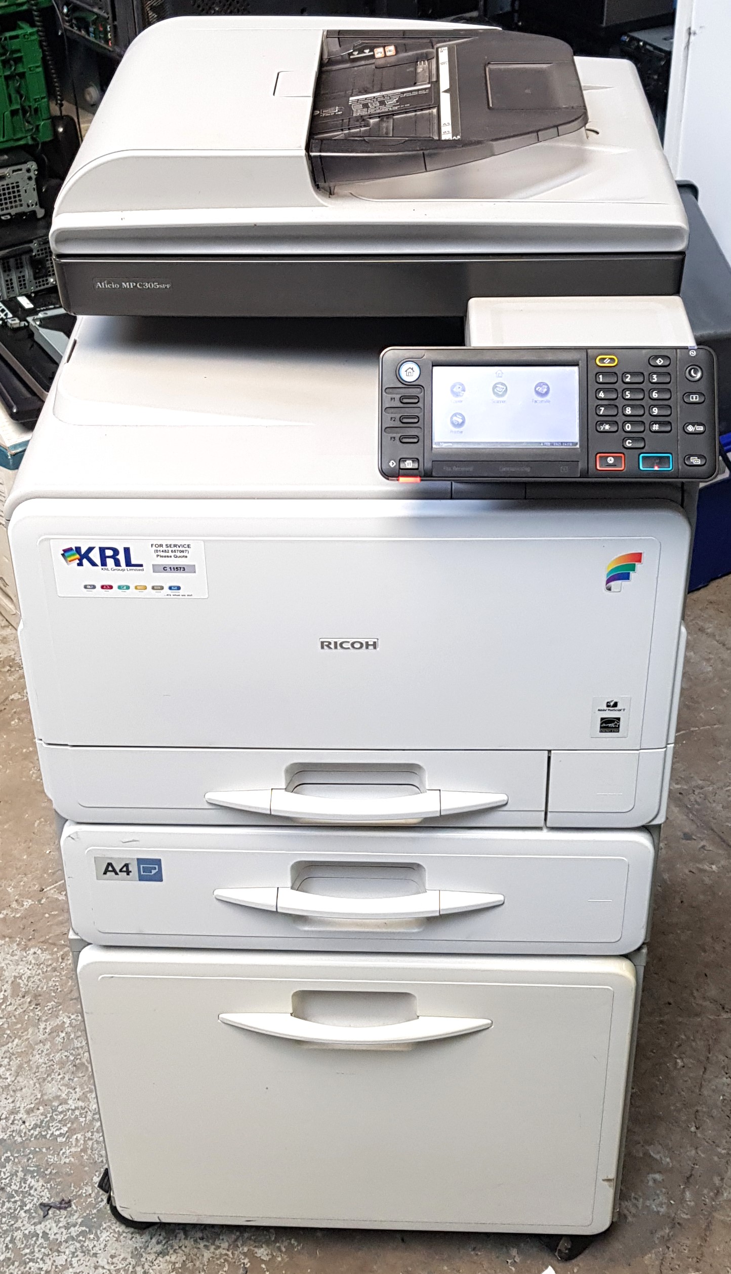 20250206_134820 Ricoh Aficio MPC305spf Laser Printer - Image 1