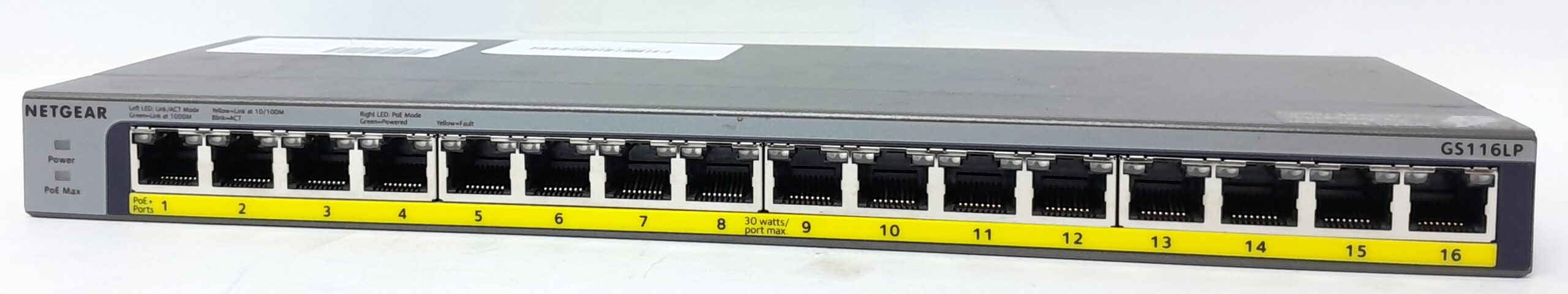 20250206_190723 Netgear 16 Port PoE/PoE+ Gigabit Unmannaged Switch GS116LP - Image 1