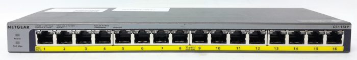 Netgear 16 Port PoE/PoE+ Gigabit Unmannaged Switch GS116LP - Image 2