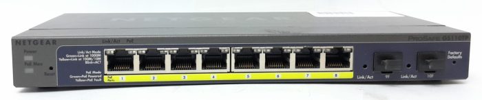 Netgear 8 Port Gigabit Smart Switch With PoE And Fiber Uplink Prosafe GS110TP - Image 2