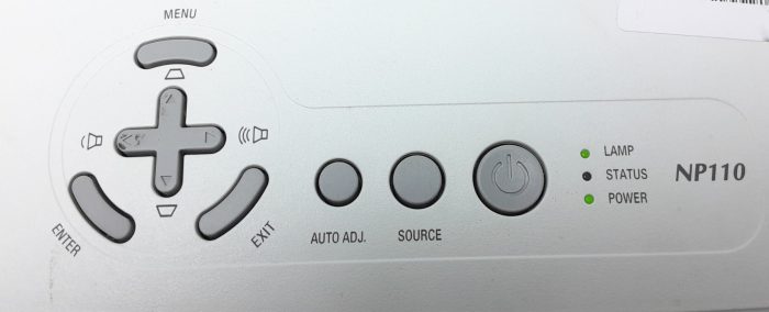 Nec VGA Projector with 2818 Lamp Hours Used NP110 - Image 6