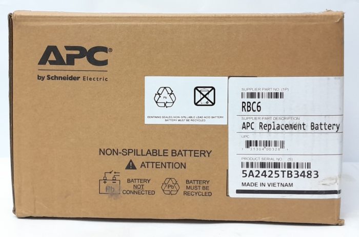APC UPS Replacement Battery RBC6 - Image 3