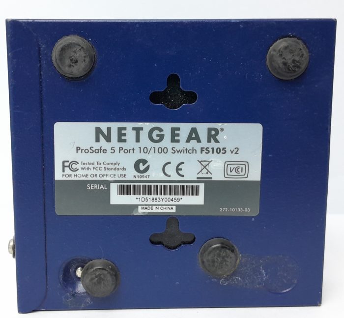 Netgear 5 Port 10/100 Fast Ethernet Switch Prosafe FS105 v2 - Image 3