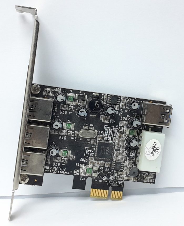 Akasa 4 Port USB 3.0 PCIe Port Expansion Card AK-PCCU3-03 - Image 2