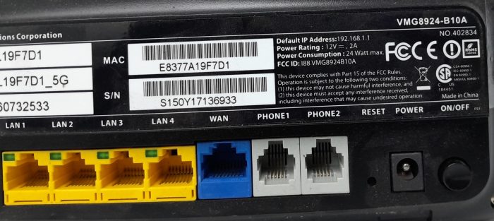 ZyXEL Gigabit Ethernet Dual Band Wireless Router VMG8924-B10A - Image 3