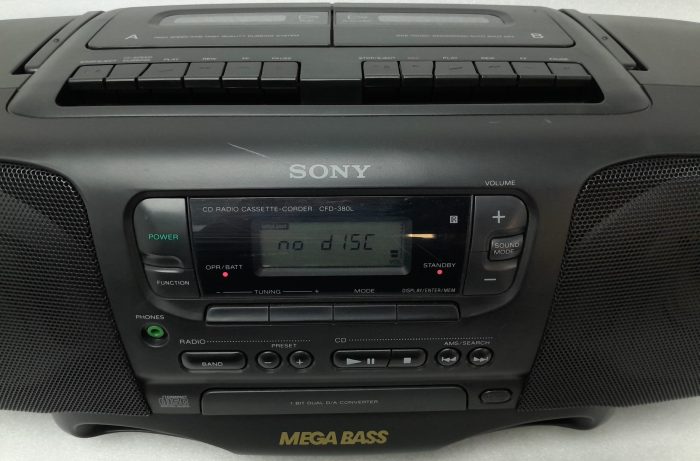 Sony Mega Bass CD Radio Cassette - Corder  CFD-380L - Image 9