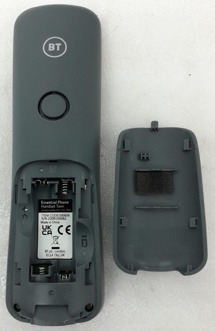 BT Cordless Telephone Essential Phone Twin 090658 - Image 5