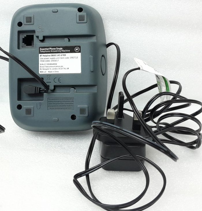 BT Cordless Telephone Essential Phone Twin 090658 - Image 4