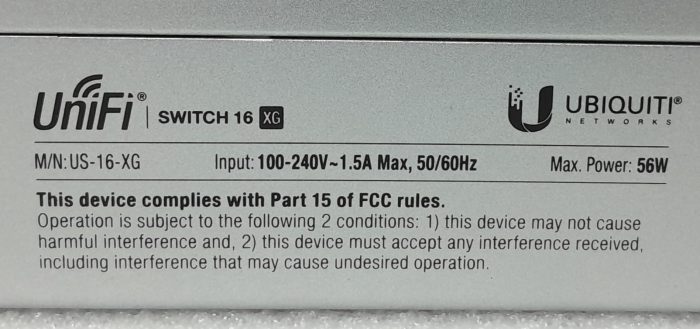 Ubiquiti Managed Switch Unifi US-16-XG - Image 3
