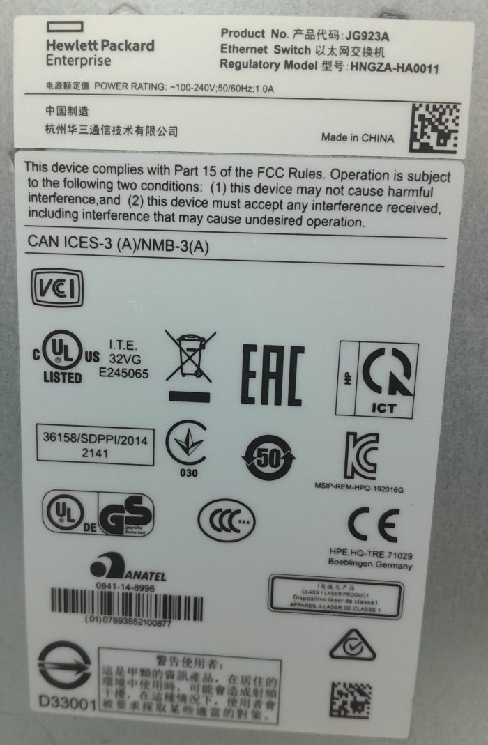 HPE 16 Port Switch OfficeConnect 1920 JG923A - Image 3