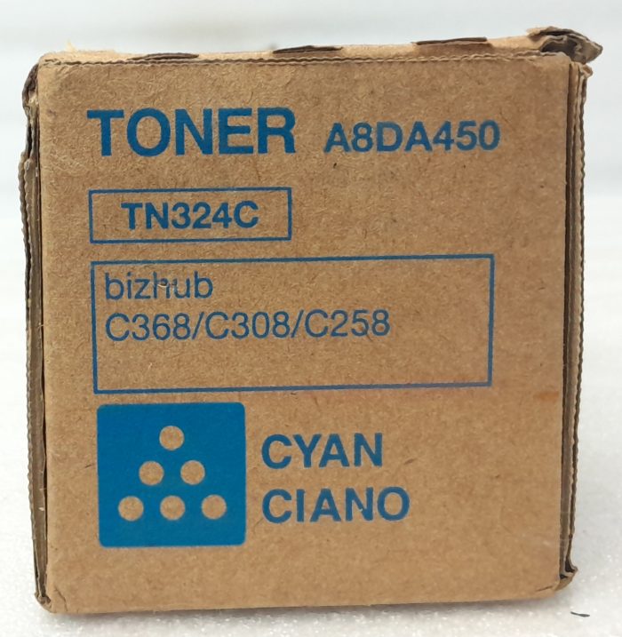 Konica Minolta Cyan Toner Cartridge TN324C(A8DA450 - Image 3