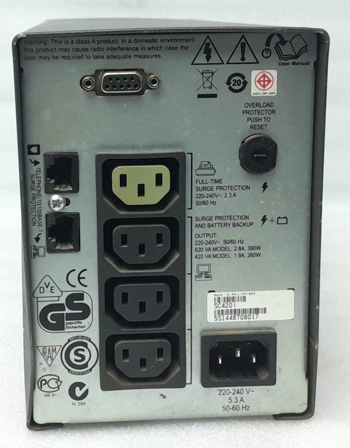 APC Uninterrupted Power Supply Smart-UPS SC 420 SC420I - Image 4