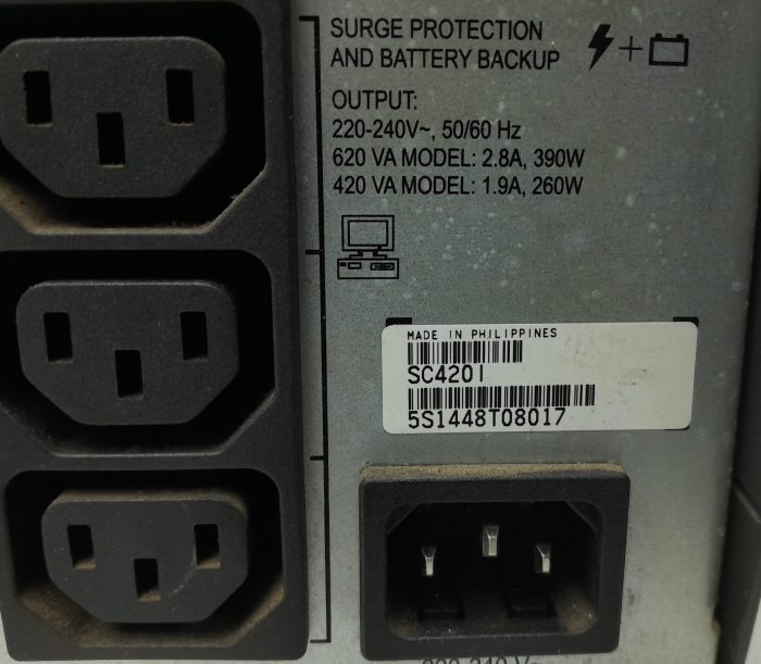 APC Uninterrupted Power Supply Smart-UPS SC 420 SC420I - Image 3
