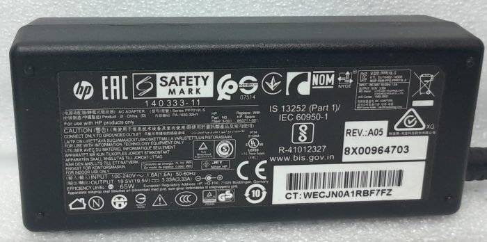 HP Big Pin Power Adapters 19.5V 3.33A 65W - x10 - Image 3