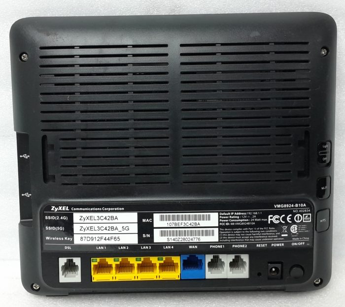 ZyXEL Gigabit Ethernet Dual Band Wireless Router VMG8924-B10A - Image 4