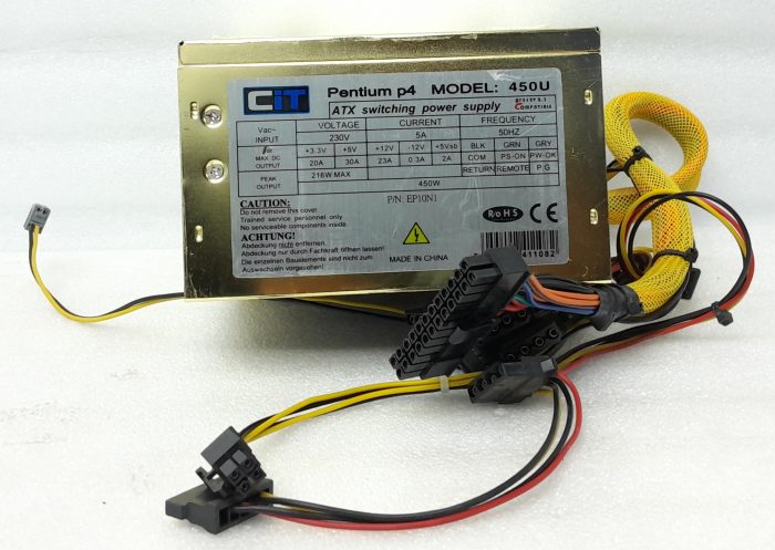 CIT 450W ATX Switching Power Supply Unit 450U - Image 2
