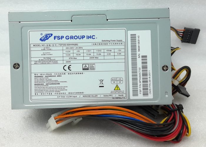 FSP Group 250W Power Supply Unit FSP250-60HHN(85) - Image 2
