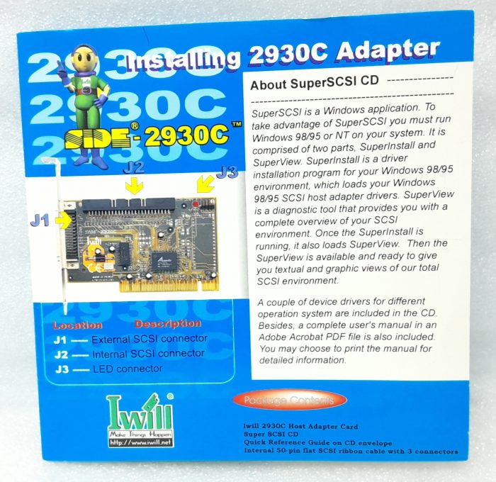 Iwill PCI SCSI Controller Card SIDE-2930C - Image 5