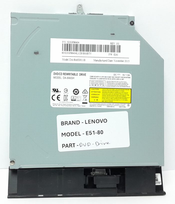 Lenovo E51-80 Laptop DVD Drive - Image 2