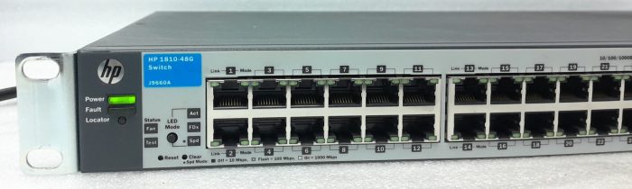 HP 48 Port Smart Managed Gigabit Ethernet Switch 1810-48G J9660A - Image 6