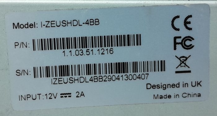 Qvis Digital Video Recorder I-ZEUSHDL-4BB - Image 3