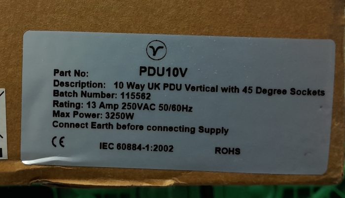 10 Port Power Distribution Unit PDU10V - Image 3