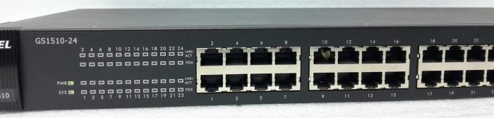 ZyXEL 24 Port Gigabit Ethernet Switch GS1510-24 - Image 5