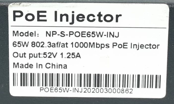 PoE Injector NP-S-POE65W-INJ - Image 3