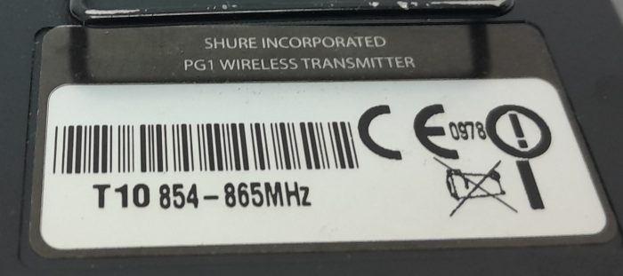 Shure Wireless Transmitter PG1 - Image 3