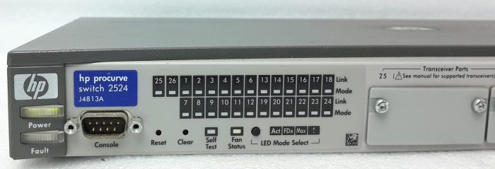 HP 24 Port Switch ProCurve 2524 J4813A - Image 6