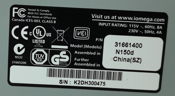 iomega NAS Network Storage StorCenter Pro 150d N150d - Image 3