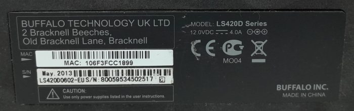 Buffalo 2 Bay NAS Network Storage LS420D Series - Image 3