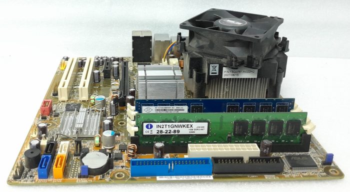 Asus Motherboard Intel Core 2 Duo With I/O Shield P5LP-LE LGA775 DDR2 MICRO ATX - Image 6