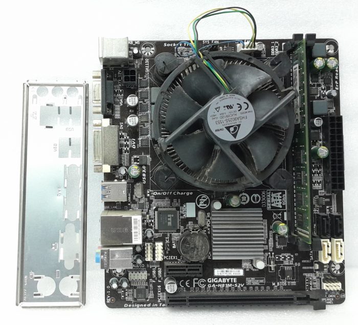 Gigabyte Motherboard Intel i7-4790 With I/O Shield GA-H81M-S2V LGA1150 DDR3 MINI ITX - Image 2