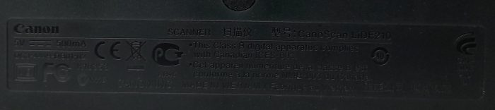Canon Flatbed Scanner CanoScan LiDE 210 - Image 3