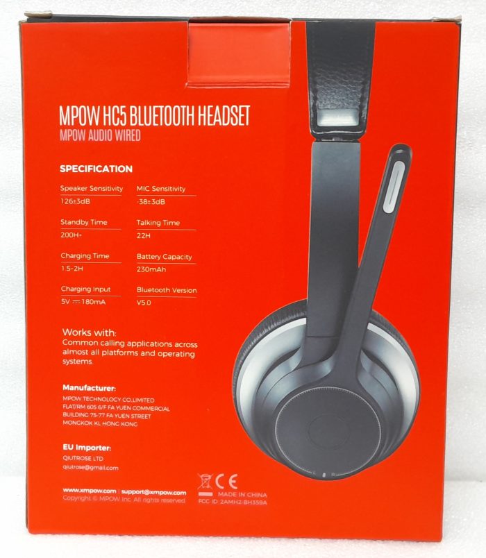 MPow Bluetooth Headset HC5 (BH359A) - Image 3