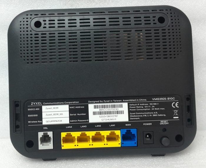 ZyXEL Wireless AC/N VDSL2 Gateway Router VMG3925-B10C - Image 5