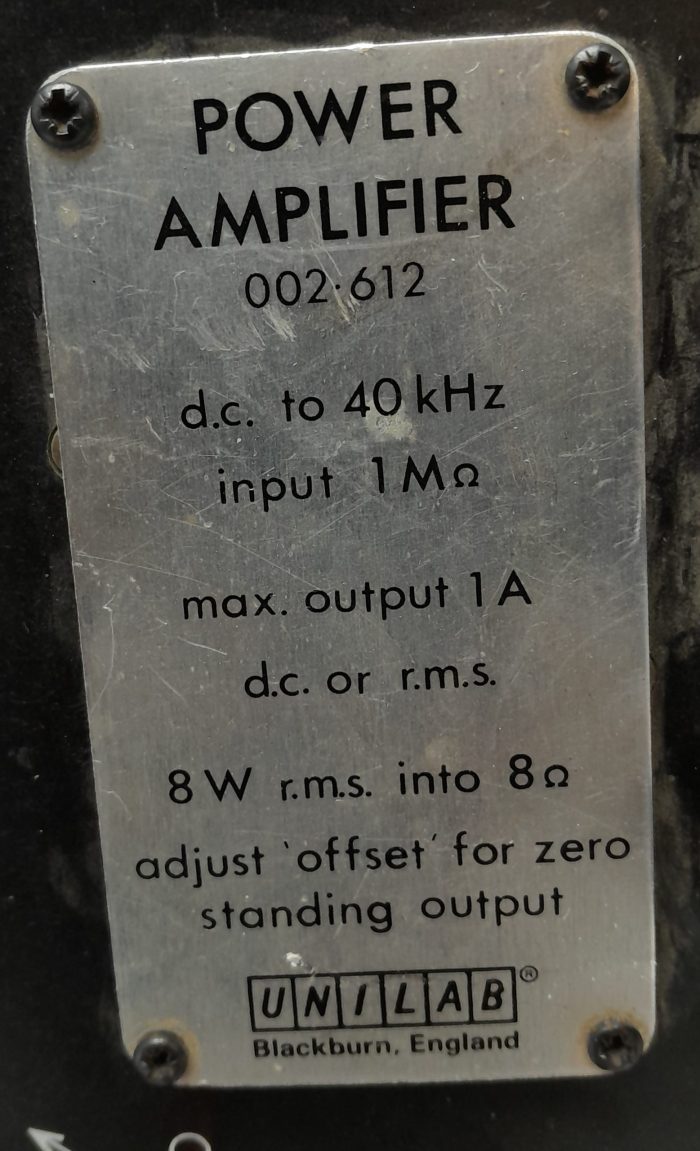Unilab Power Amplifier 002612 - Image 3