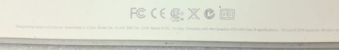 Apple USB Keyboard A1242 - Image 3
