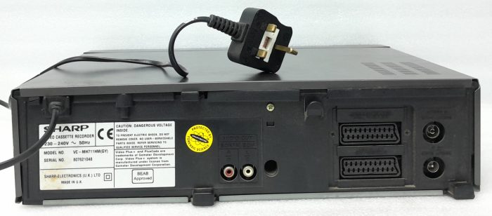 Sharp Video Cassette Recorder VC-MH711HM(GY) - Image 4