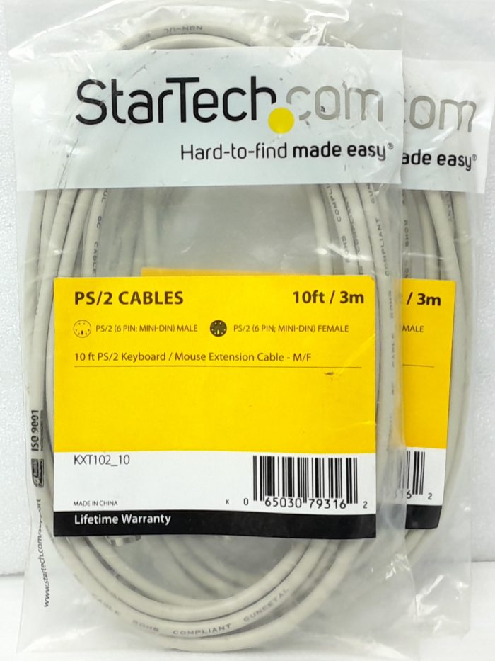 Startech .com PS/2 Cables KXT102_10 - Joblot x2 - Image 2