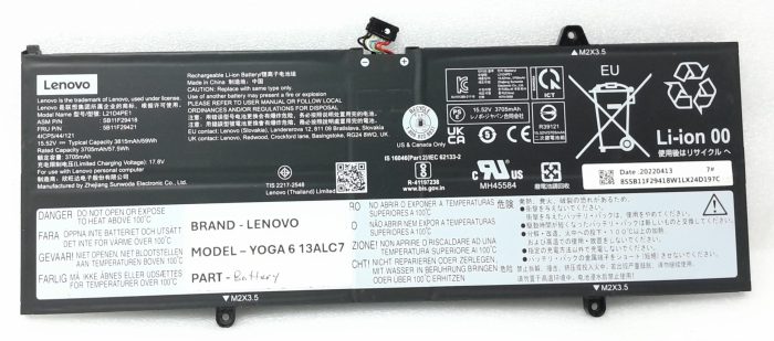 Lenovo Laptop Battery YOGA 6 13ALC7 - Image 2