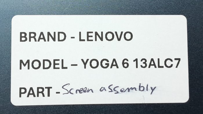 Lenovo Laptop Screen Assembly YOGA 6 13ALC7 - Image 3