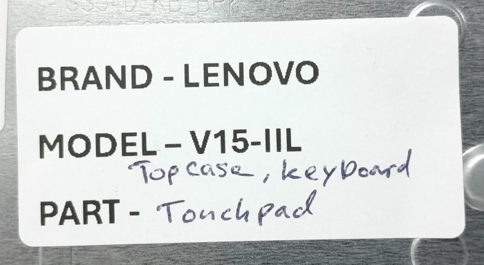 Lenovo Laptop Top Case, Touchpad, Keyboard V15-IIL - Image 3
