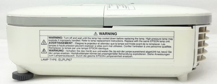 Epson VGA Projector with 2989 Lamp Hours Used EB-X11 (H435B) - Image 4