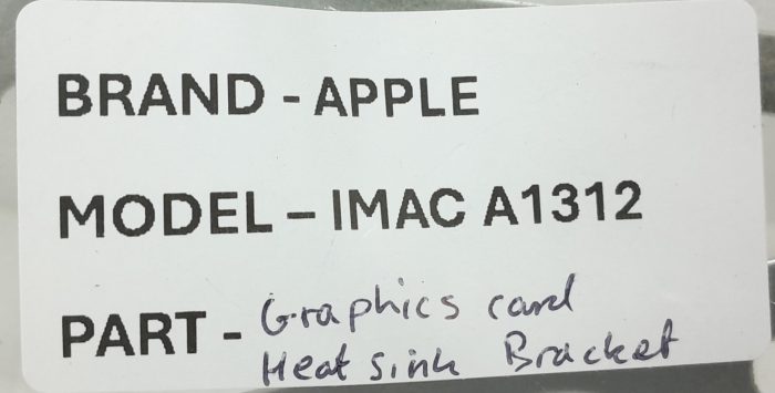 Apple IMAC A1312 Graphics Card Heatsink Bracket - Image 3
