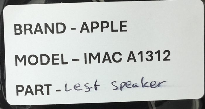 Apple IMAC A1312 Left Speaker - Image 3