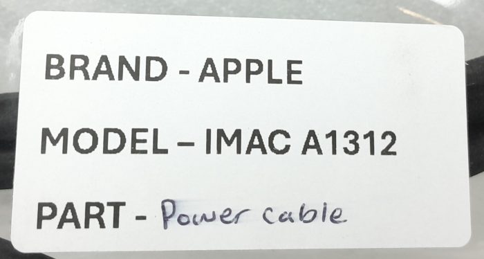 Apple IMAC A1312 Power Cable - Image 3