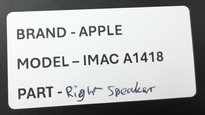 Apple IMAC A1418 Right Speaker - Image 3